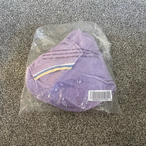 New Stan Herman Purple Zip Up Short Sleeve Robe Gown With Pockets M - Picture 2 of 14